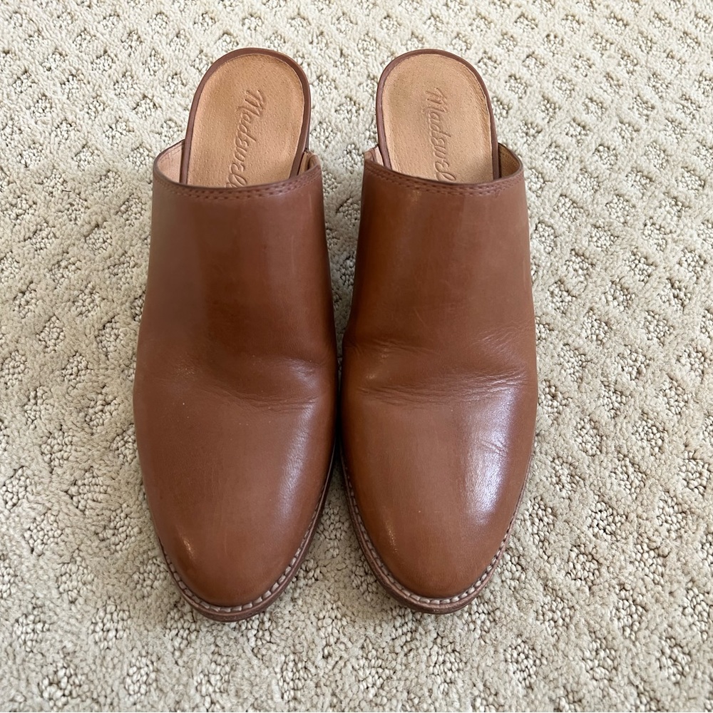 Madewell The Harper Mule in Leather SZ 7